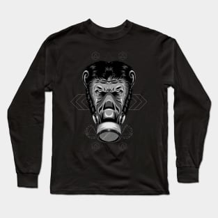 king monkey  mask Long Sleeve T-Shirt